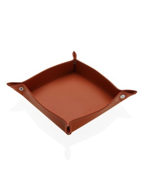 POCHE COULEUR TERRACOTTA VIDE MODÈLE QUATRE COINS