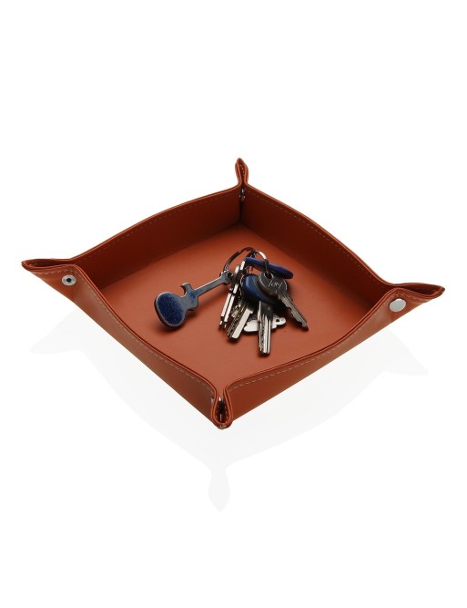 POCHE COULEUR TERRACOTTA VIDE MODÈLE QUATRE COINS