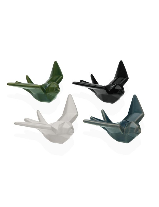 QUATRE FIGURINES DÉCORATIVES EN CÉRAMIQUE HIRONDELLE MODÈLE 16 CM QUATRE FIGURINES DÉCORATIVES EN CÉRAMIQUE HIRONDELLE MODÈLE 16 CM