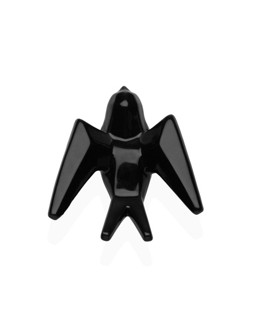 VIER DEKORATIVE KERAMIKFIGUREN SCHLUCKT MODELL 13 CM