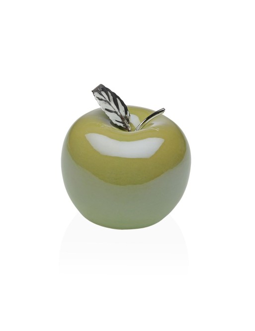 FIGURA DECORATIVA DE CERAMICA MODELO MANZANA VERDE