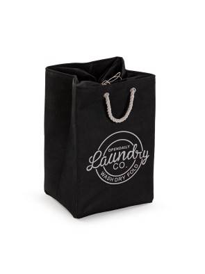 CESTA PARA LA ROPA SUCIA MODELO WASH NEGRO