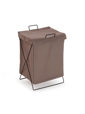 FOLDABLE LAUNDRY BASKET BROWN MODEL