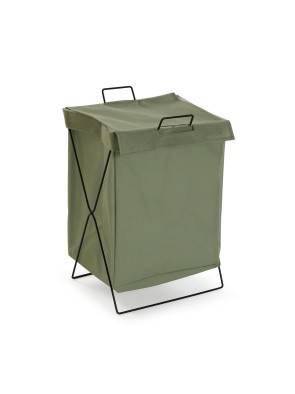 CESTA PARA LA ROPA SUCIA PLEGABLE MODELO VERDE