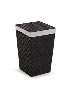 BLACK LAUNDRY BASKET MODEL METAL-POLYESTER-POLYPROPYLENE