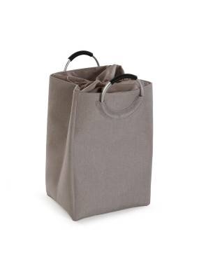 CESTA PARA LA ROPA SUCIA COLOR GRIS CLARO MODELO CON ASAS