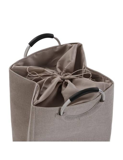 LIGHT GRAY LAUNDRY BASKET MODEL WITH HANDLES LIGHT GRAY LAUNDRY BASKET MODEL WITH HANDLES