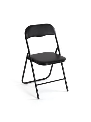 TESA MODEL BLACK FOLDING CHAIR