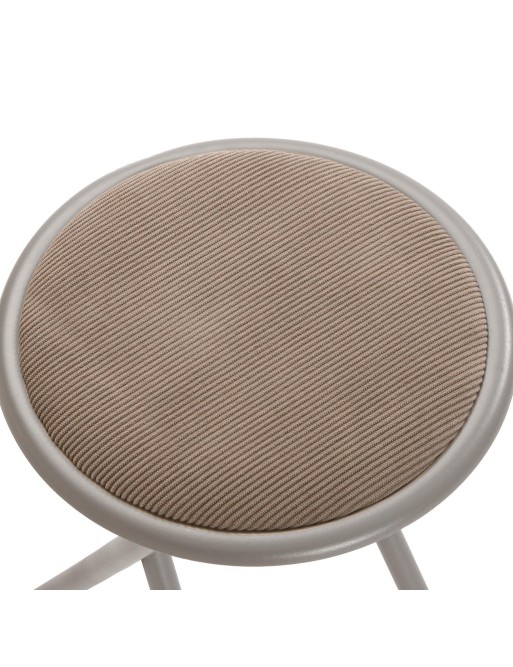 CORDUROY FOLDING STOOL MODEL VERAT BEIGE