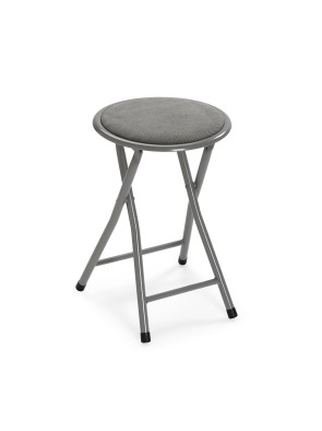 CORDUROY FOLDING STOOL MODEL VERAT DARK GRAY