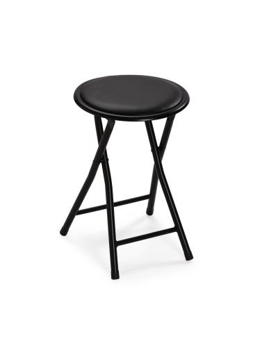 TABOURET PLIANT NOIR MODÈLE TESA