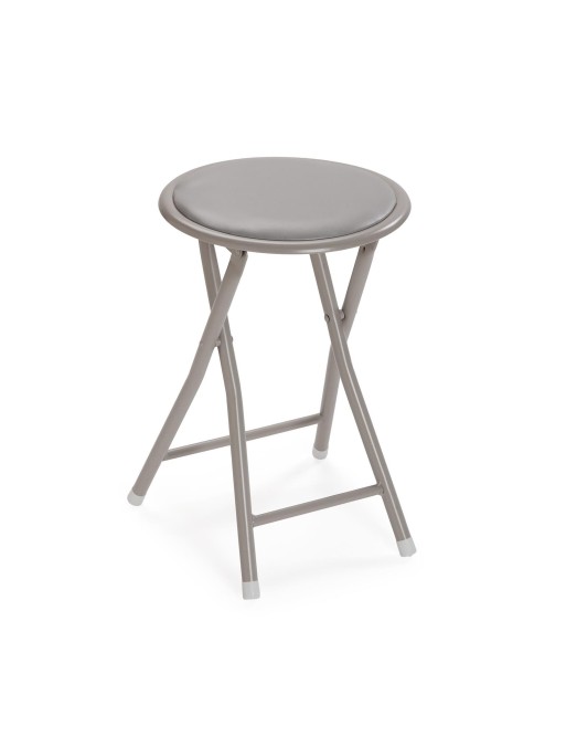TABOURET PLIANT GRIS MODÈLE TESA