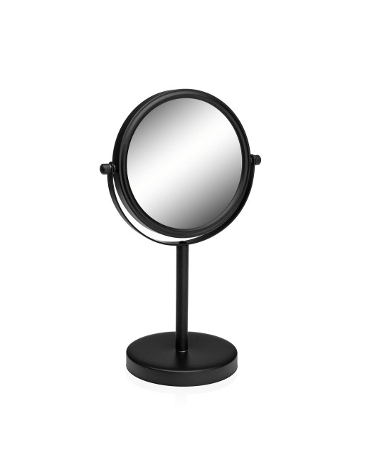 BLACK STANDING MIRROR WITH X10 MAGNIFICATION MODEL TEN.
