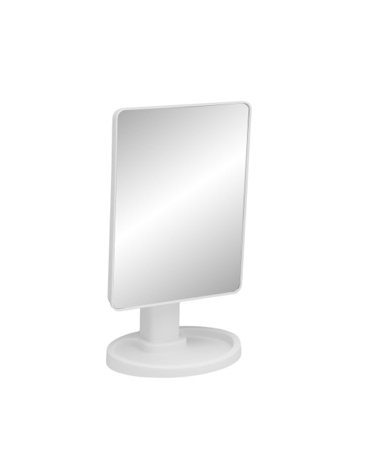 MIROIR DE TABLE BLANC AVEC LUMIÈRE LED MODÈLE 28,5 CM