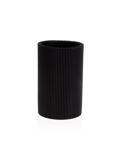 VASO PORTACEPILLOS MODELO ESSENZA NEGRO