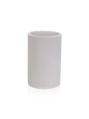 VASO PORTACEPILLOS MODELO ESSENZA BLANCO
