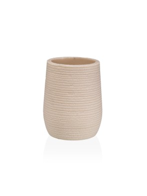 VASO PORTACEPILLOS MODELO PUREZZA BLANCO