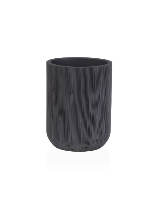 VASO PORTACEPILLOS MODELO DROP GRIS OSCURO VASO PORTACEPILLOS MODELO DROP GRIS OSCURO