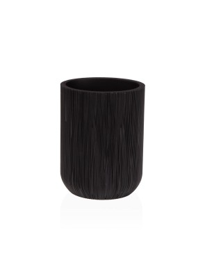 VASO PORTACEPILLOS MODELO DROP NEGRO