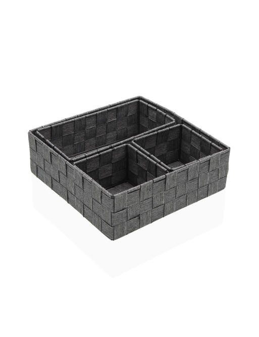 FOUR GRAY BASKETS CORN FIBER MODEL