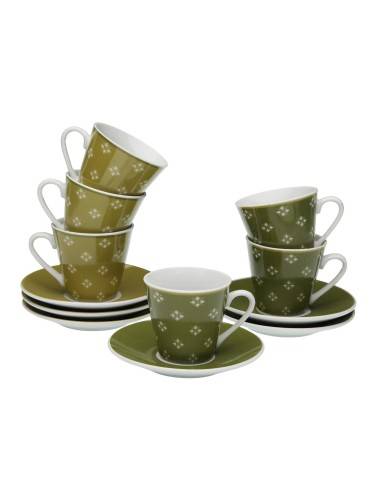 LOT DE 6 TASSES À CAFÉ MODÈLE LUMEVA