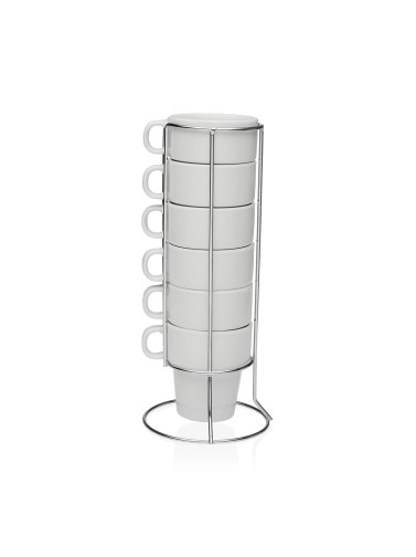 DISPLAY MIT 6 KAFFEETASSEN KAFFEEMODELL