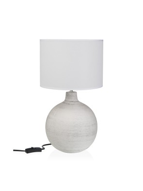 ETON MODEL WHITE CERAMIC TABLE LAMP