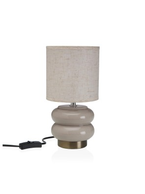 BEIGE CERAMIC TABLE LAMP MODEL TWO