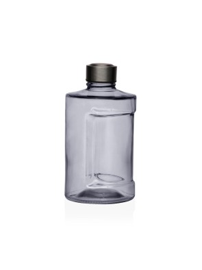 900 ML BLUE ALUMINUM GLASS BOTTLE WITH ALUMINUM CAP MODEL 19X10 CM