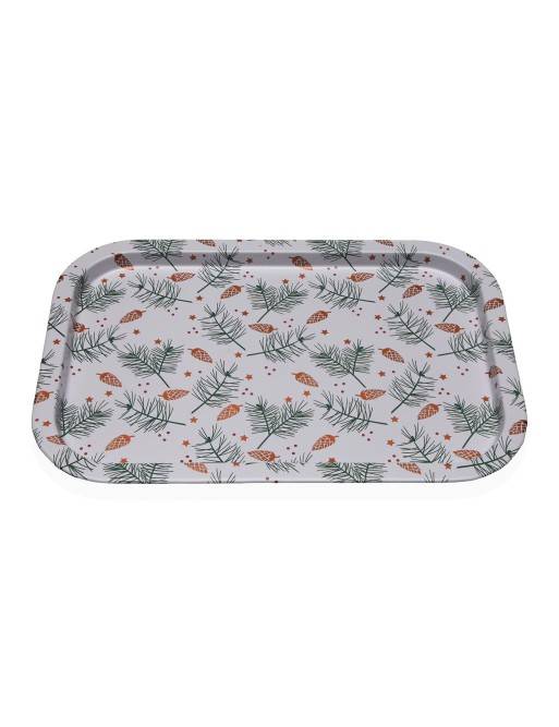 BANDEJA DE METAL MODELO PINEA