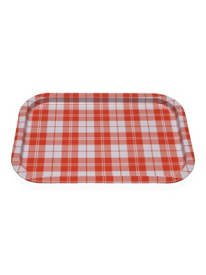 METAL TRAY MODEL RETIA ORANGE