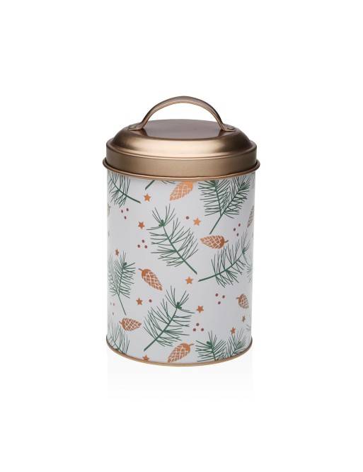 POT EN MÉTAL AVEC COUVERCLE MODÈLE PINEA POT EN MÉTAL AVEC COUVERCLE MODÈLE PINEA