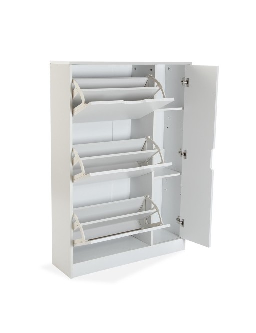 SHOE CABINET WITH 4 DRAWERS WHITE MODEL MELA