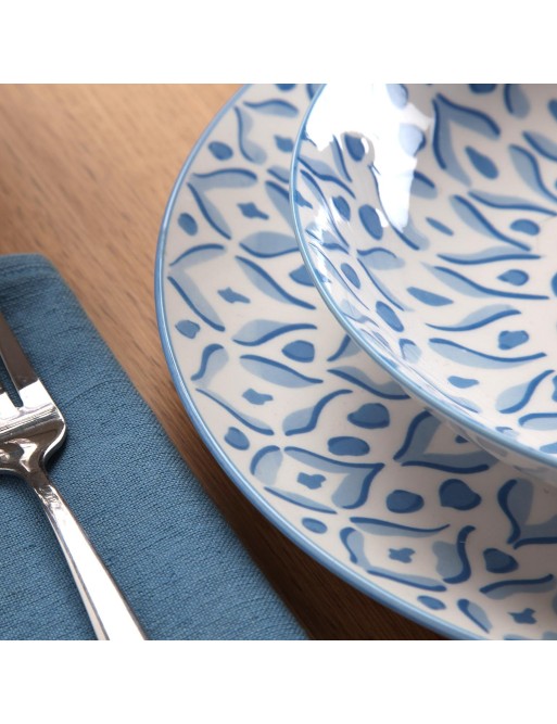 TABLEWARE WITH18 PIECES ARVÍA BLUE MODEL
