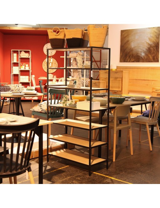 FREE-STANDING SHELF WITH 7 SHELVES LIBRA MODEL