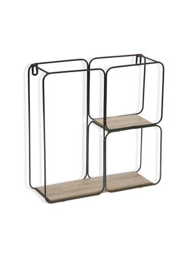 ÉTAGÈRE AVEC 3 ÉTAGÈRES CARRÉES MODÈLE FLEUR