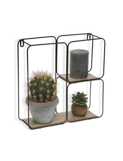 SHELF WITH 3 SQUARE SHELVES FLOWER MODEL