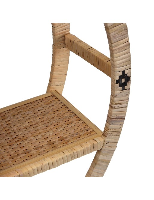 ESTANTERIA REDONDA DE RATTAN MODELO 59x59x16 CM