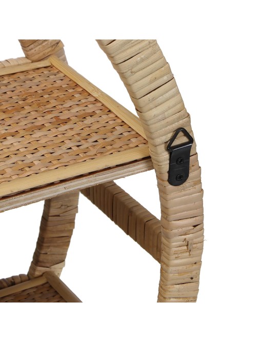 ÉTAGÈRE RONDE EN ROTIN MODÈLE 59x59x16 CM ÉTAGÈRE RONDE EN ROTIN MODÈLE 59x59x16 CM