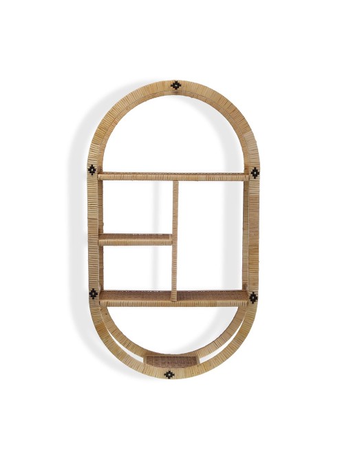 ESTANTERIA DE RATTAN MODELO 80x45x15 CM