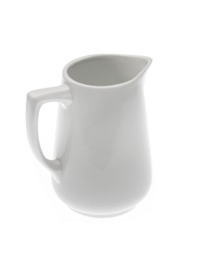 LECHERA BLANCA DE PORCELANA CAPACIDAD 480 ML