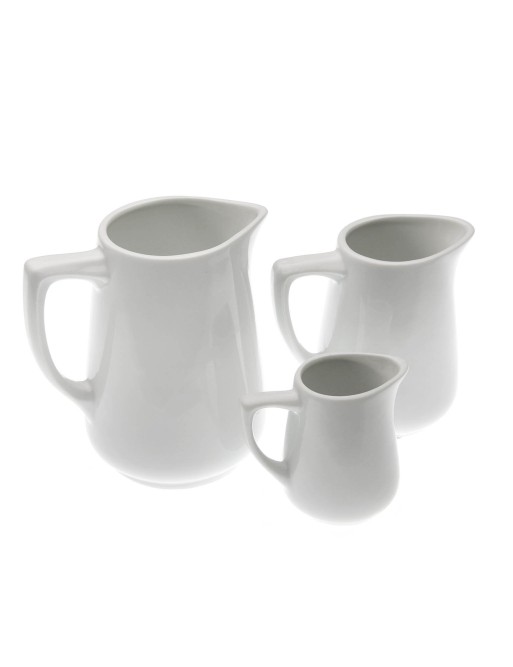 LAITIÈRE EN PORCELAINE BLANCHE CAPACITÉ 480 ML LAITIÈRE EN PORCELAINE BLANCHE CAPACITÉ 480 ML
