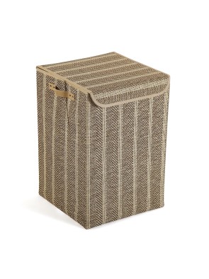 LAUNDRY BASKET WITH BEIGE LID MODEL LESTER