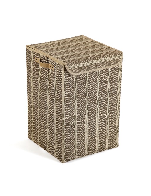 LAUNDRY BASKET WITH BEIGE LID MODEL LESTER