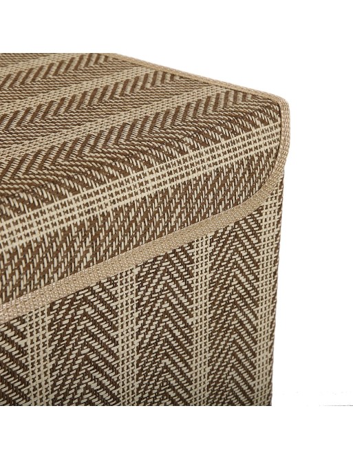 LAUNDRY BASKET WITH BEIGE LID MODEL LESTER