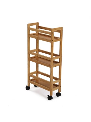 CARRITO DE BAÑO CON 3 ESTANTES Y RUEDAS MODELO MDF