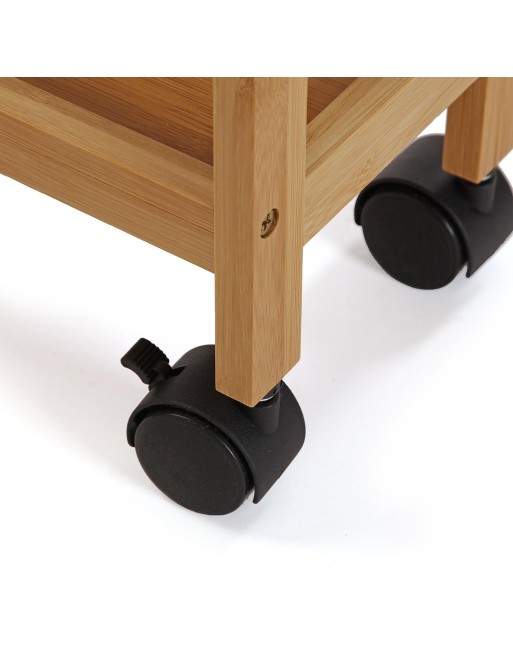 BATHROOM CART WITH 3 SHELVES AND WHEELS MODEL MDF