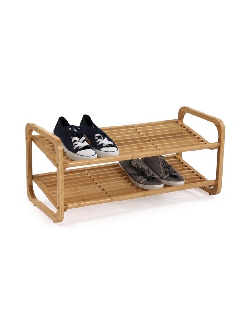 SCHUHREGAL MIT 2 SCHUHREGALEN MODELL AUS BAMBUS SCHUHREGAL MIT 2 SCHUHREGALEN MODELL AUS BAMBUS