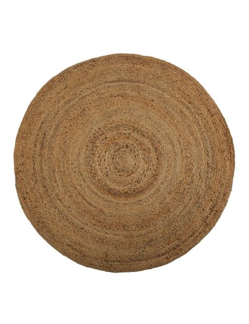 ALFOMBRA REDONDA DE YUTE DIÁMETRO 120 CM MODELO ESPIRAL ALFOMBRA REDONDA DE YUTE DIÁMETRO 120 CM MODELO ESPIRAL