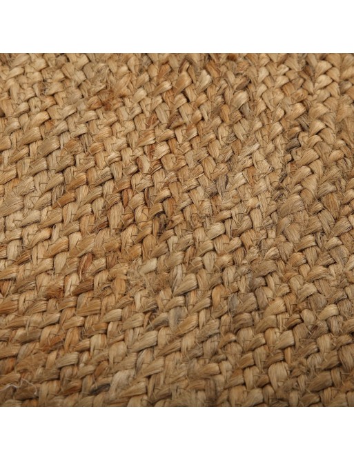ROUND JUTE RUG DIAMETER 120 CM SPIRAL MODEL